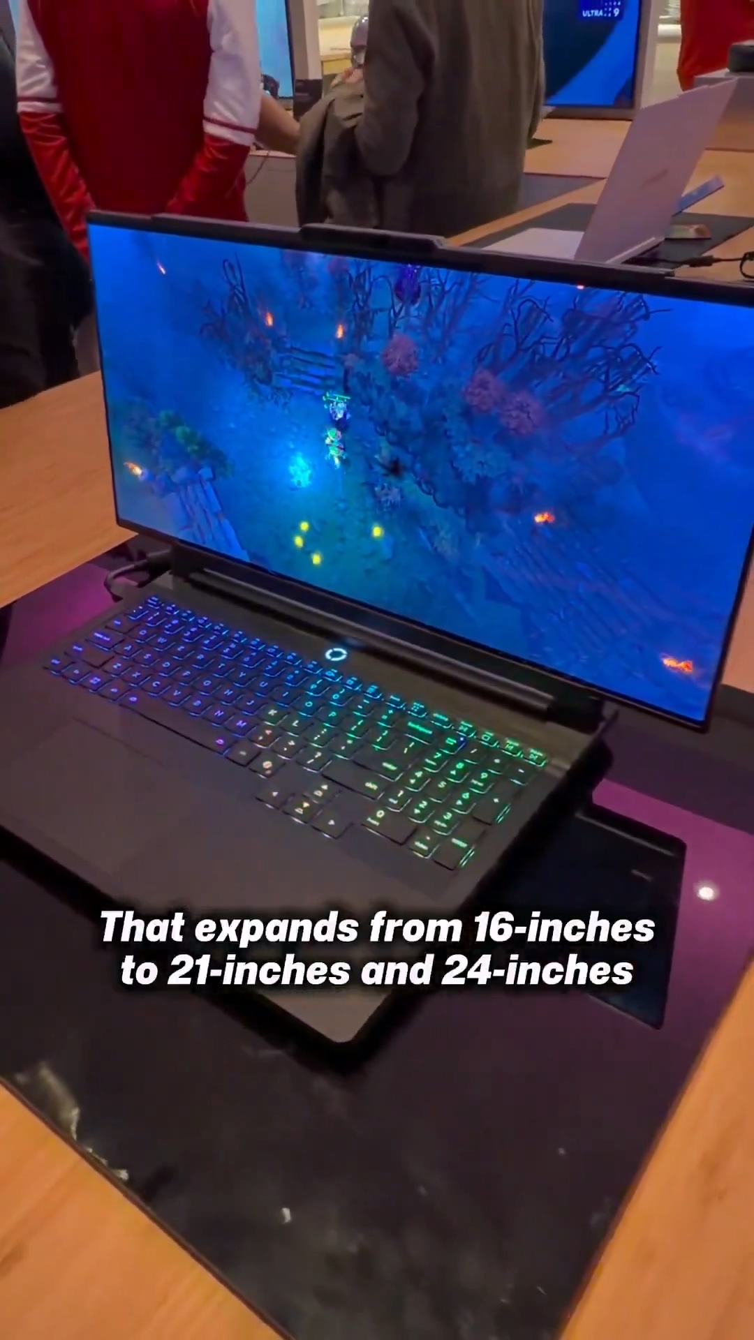 CES 2026：联想展示屏幕可扩展的概念游戏本 16英寸秒变24英寸